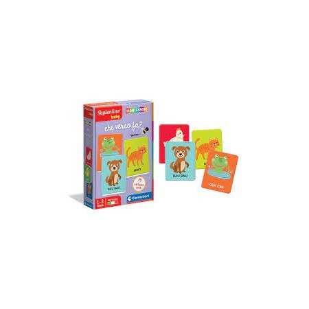 SAPIENTINO BABY MONTESSORI CARD CHE VE