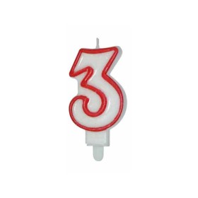 CANDELE CM 8 ROSSA/BIANCA N3