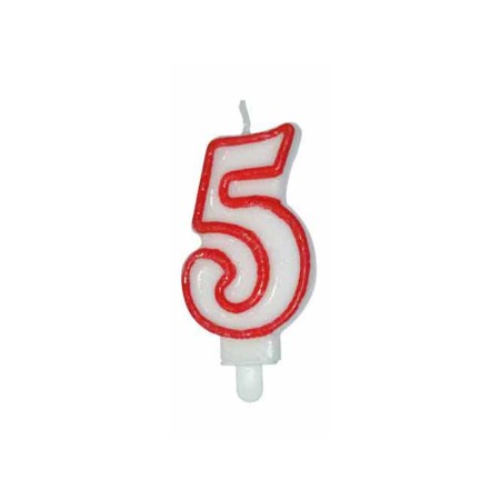 CANDELE CM 8 ROSSA/BIANCA N5