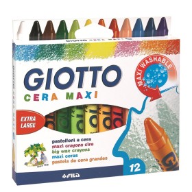 PASTELLI CERA MAXI GIOTTO X 12