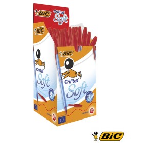BIRO BIC CRISTAL SOFT ROSSA PZ.50