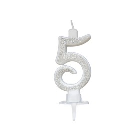 CANDELE CM 7 ARGENTO GLITTER N5