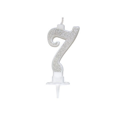 CANDELE CM 7 ARGENTO GLITTER N7