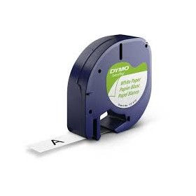 NASTRI X ETICHETTE CARTA 12MMX4MT DYMO BIAN. PZ 1