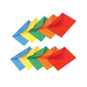 BIGLIETTI E BUSTE F.7 5 COLORI FORTI