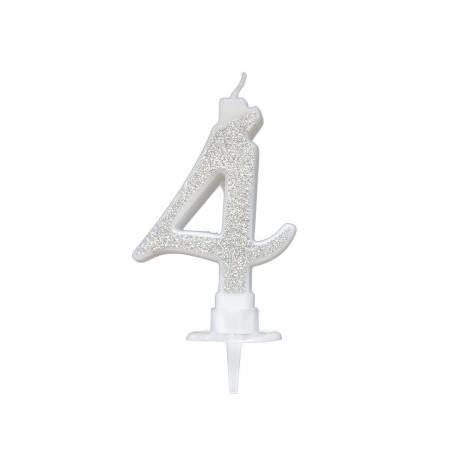 CANDELE CM 7 ARGENTO GLITTER N4