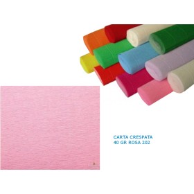 CARTA CRESPATA 40 GR ROSA 202