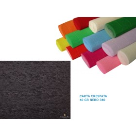CARTA CRESPATA 40 GR NERO 340