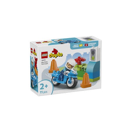 10471 LEGO MOTOCICLETTA BLU DELLA POLIZIA