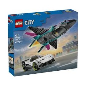 60489 LEGO JET CONTRO AUTO SPORTIVA