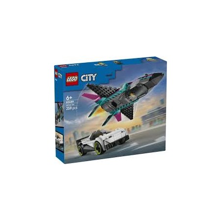 60489 LEGO JET CONTRO AUTO SPORTIVA