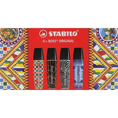 ESP.EVIDENZIATORI STABILO BOSS DOLCE&GABBANA PZ.4