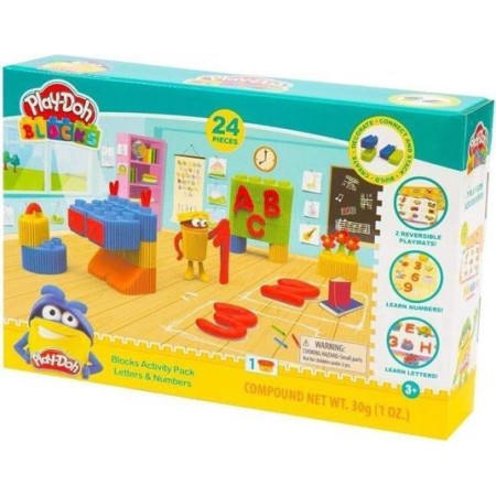 PLAYDOH BLOCKS LETTERE E NUMERI PZ.27