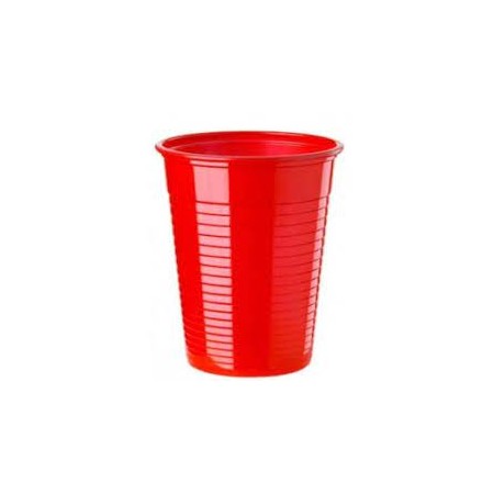 BICCHIERI 200 CC ROSSI PZ.50