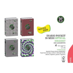 DIARI POKET 16M BASTARDI DENTRO OPTICAL 2026