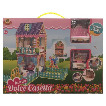 CASETTA 2 PIANI 3D IN BOX CON MANIGLIA