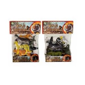 BUSTA 6PZ ANIMALI GIUNGLA