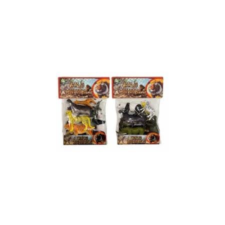 BUSTA 6PZ ANIMALI GIUNGLA