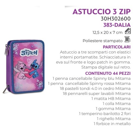 ASTUCCI 3 ZIP SEVEN STITCH 2026