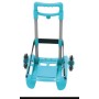 TROLLEY PORTAZAINO TURCHESE FLUO 3 RUOTE
