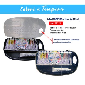 COLORI TEMPERA X 12 ARTGRAF