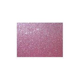 GOMMA EVA 40X60 GLITTER ROSA SCURO