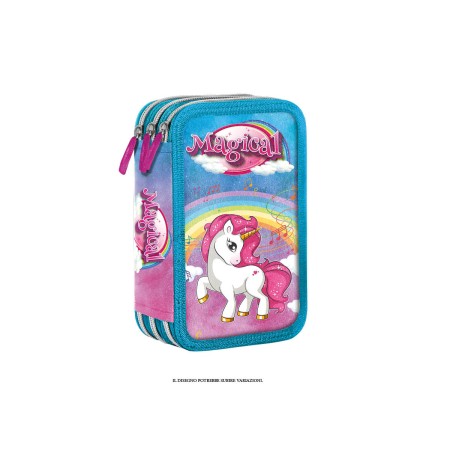 CORREDI 3 ZIP GIOTTO TURBOCOLOR UNICORNO