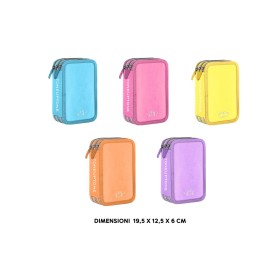 CORREDI 3 ZIP GIOTTO TURBOCOLOR COLORI PASTELLO ASS.