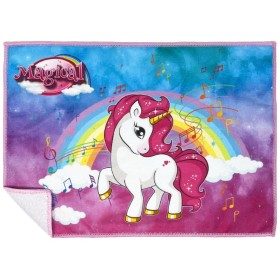TOVAGLIETTA IN TESSUTO 40X30 UNICORNO