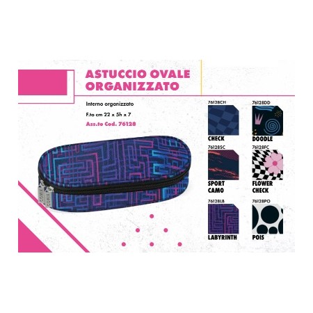 ASTUCCI OVALI UNICA TINTA COMIX DUSTY BLUE 2026