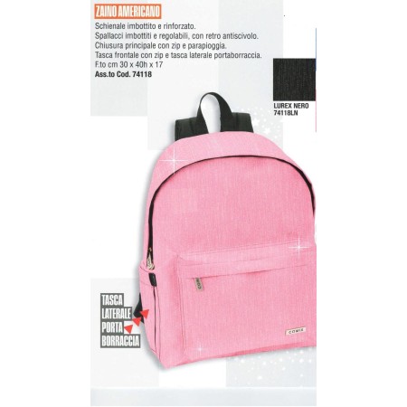 ZAINI AMERICANI COMIX LUREX NERO 2026