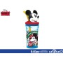 BICCHIERE C/CANNUCCIA E PERSONAGGIO 360 ML TOPOLINO