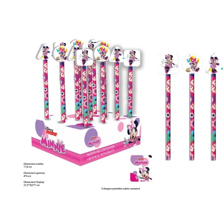 MATITE CON GOMMA MINNIE PZ.24