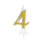 CANDELE CM 7 ORO GLITTER N4