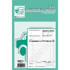BLOCCHI DDT DOC.TRASPORTO 2 COP. 15X23
