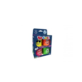 COLORI A DITA FLUO TOY COLOR 80ML X 4