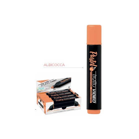 EVIDENZIATORI TRATTO PASTEL ARANCIO