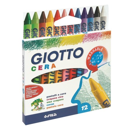 PASTELLI CERA GIOTTO X 12