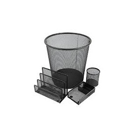 SET 4 PEZZI IN RETE NERO