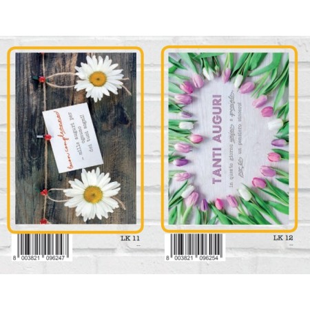 BIGLIETTI AUGURI MARPIMAR FLOWER