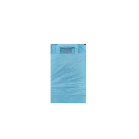 BUSTE MONOCOLORE 22+10X29 AZZURRO PIATTA