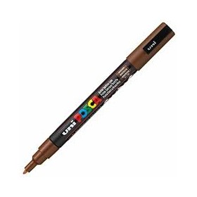 UNIPOSCA PUNTA FINE MARRONE
