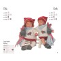 BAMBOLOTTO VESTITO BIANCO ROSSO