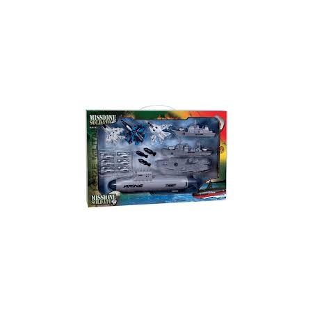 PLAYSET SOTTOMARINO C/MEZZI CM.50