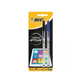 BIRO BIC CRISTAL STYLUS 1BLU 1NERO (PREZZO PER PENNA)