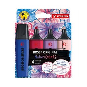 EVIDENZIATORI STABILO BOSS NATURE PZ.4