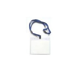 PORTA BADGE IN PVC CON CORDONCINO 148X105 PZ.50