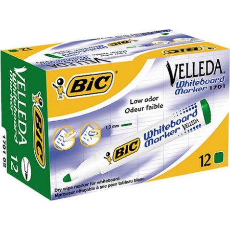 PENNARELLI BIC VELLEDA PUNTA TONDA VERDI
