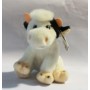 100117 PELUCHE MUCCA SEDUTA 17CM