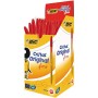 BIRO BIC CRISTAL FINE ROSSA